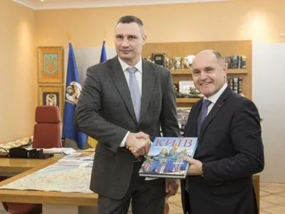 Кличко встретился с председателем Национального Совета Республики Австрия Вольфгангом Соботкой