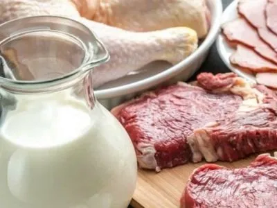 Производство мяса в Украине за год выросло на 1%, а молока - сократилось на 2%