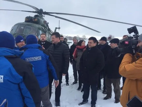 Клімкін і голова ОБСЄ прибули на Донбас