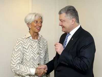 Порошенко встретился с главой МВФ: о чем говорили