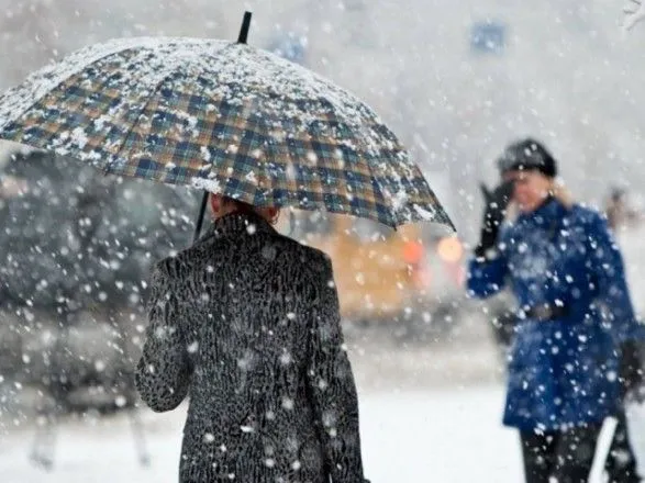 Завтра Киев будет засыпать мокрым снегом