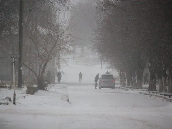 Часть Украины засыплет мокрым снегом