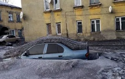 В одному з регіонів РФ випав чорний сніг