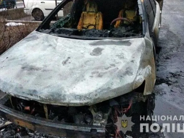 В Донецкой области подожгли автомобиль