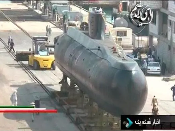 Іран представив новий підводний човен з крилатими ракетами