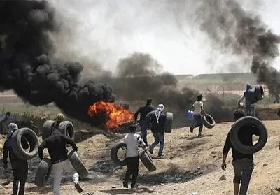 В сутичках з ізраїльськими солдатами на кордоні Гази поранені 20 палестинців
