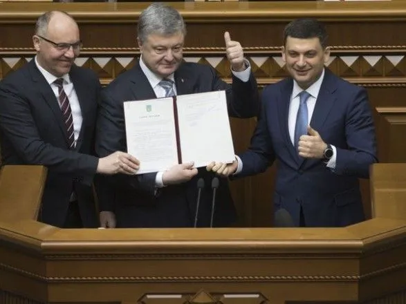 Президент підписав зміни до Конституції щодо членства України в ЄС та НАТО