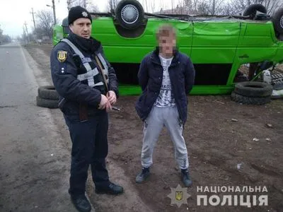 В Одесской области пьяный мужчина похитил маршрутку