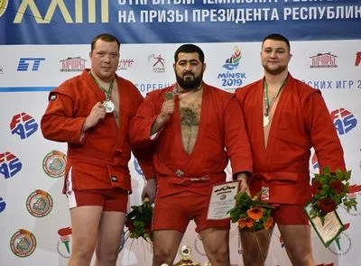 Украинские самбисты завоевали 19 медалей на турнире в Белоруссии