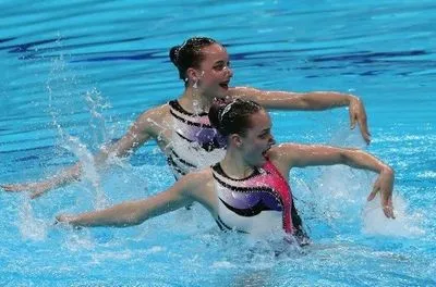 Украинский дуэт победил на этапе Мировой серии по синхронному плаванию