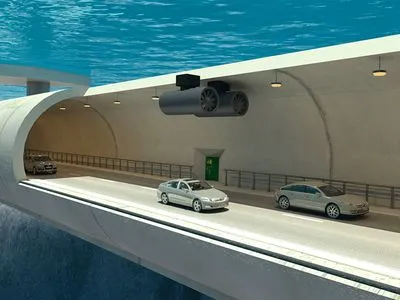 В Норвегии предложили построить первый в мире "плавучий туннель"