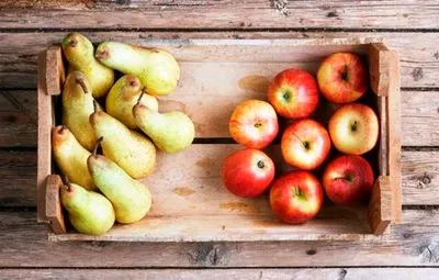 В этом году в Украине ожидают уменьшения урожая яблок и груш