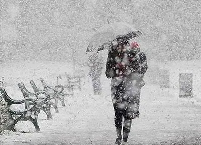 В Крыму пошел снег