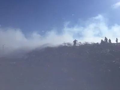 Пожар на свалке во Львовской области ликвидировали