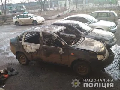 В Харьковской области в течение суток сгорело 4 автомобиля
