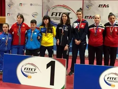 Українські паралімпійці здобули медалі на старті турніру з настільного тенісу в Італії