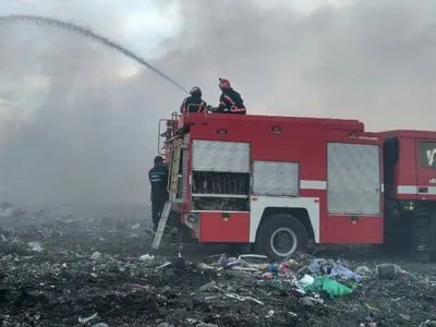 На Буковине ликвидирован пожар на свалке