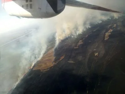 На Одещині ліквідовано пожежу на території 30 га