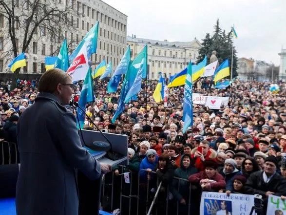 Тимошенко: после выборов новая власть добьется переговорного процесса на самом высоком международном уровне