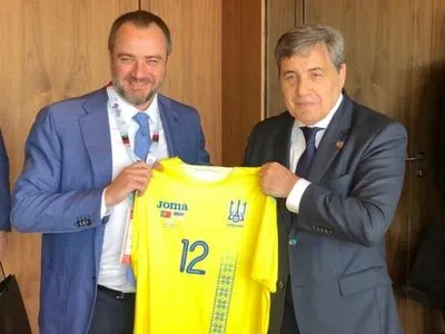 Состоялась встреча руководителей украинской и португальской футбольных федераций
