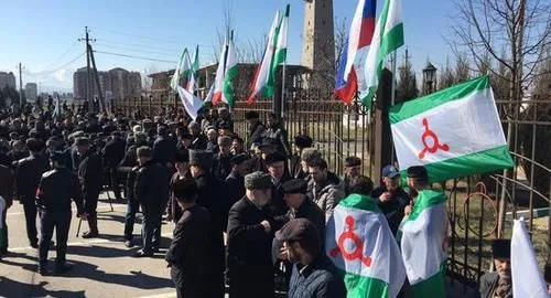 У російській Інгушетії зібрався мітинг проти рішення влади