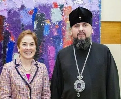 Епіфаній зустрівся із послом США Марі Йованович