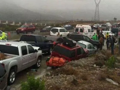 В Мексике пять человек погибли в результате столкновения 15 автомобилей