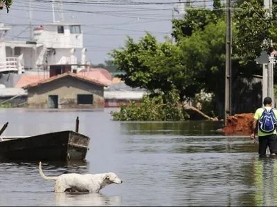 В Парагвае из-за наводнения эвакуировано более 20 тысяч человек