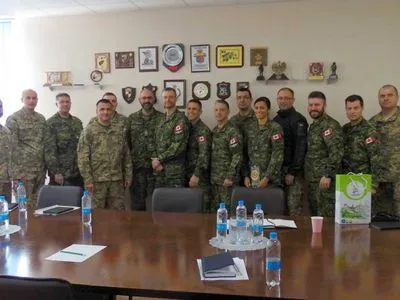 В Хмельницкой области состоялась восьмая ротация канадской военной миссии UNIFIER