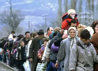 По состоянию на март в Украине зарегистрировано около 1,3 млн внутренне перемещенных лиц
