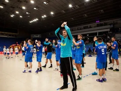 Мужская сборная Украины выиграла домашний матч отбора на ЧЕ по гандболу