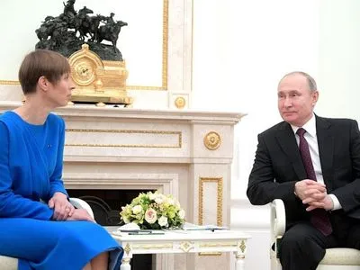Президент Эстонии встретилась в Москве с Путиным