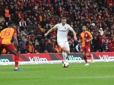 Нападник Кравець забив гол одному із лідерів чемпіонату Туреччини