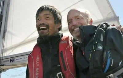 Сліпий японець на яхті самостійно перетнув Тихий океан
