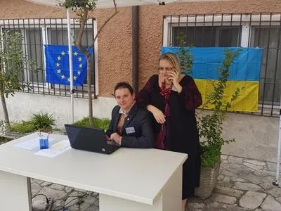 Украинцы в Риме голосуют на выборах президента