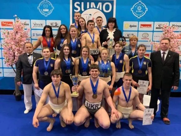 Українці здобули низку медалей чемпіонату Європи з сумо