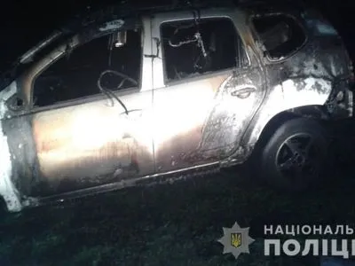 На Харківщині підпалили авто бізнесмена