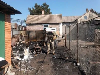 На Донбассе оккупанты из пулеметов обстреляли дома в селе Чермалык