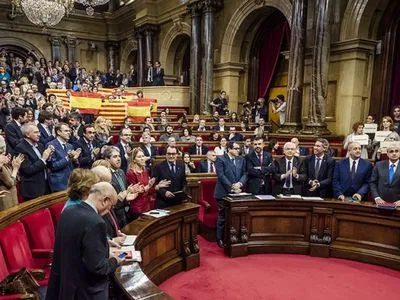 Арестованные экс-лидеры Каталонии прошли в испанский парламент
