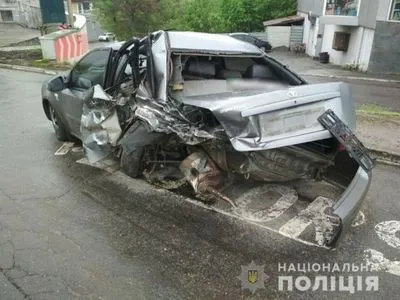 В Харькове мужчина совершил двойное ДТП на угнанном автомобиле