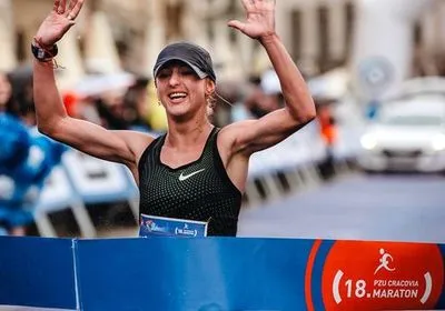 Українка з олімпійським нормативом тріумфувала на марафоні у Кракові