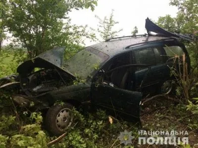 Автомобиль с 8-летним ребенком слетел в кювет в Ровенской области