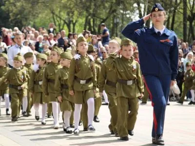 У Росії відбувся "парад дошкільних військ"