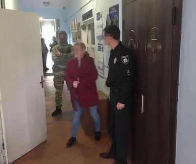 СБУ задержала женщину-офицера полиции