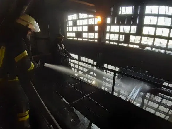 В Донецкой области горела теплоэлектростанция