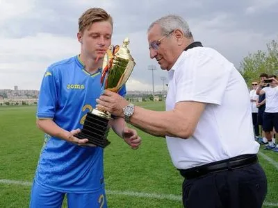Юношеская сборная Украины стала триумфатором международного футбольного турнира