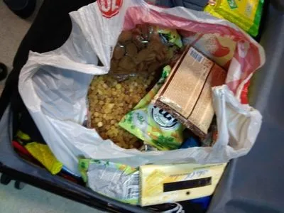Мужчина хотел вывезти из Украины 15 кг янтаря и спрятал камни в сладостях