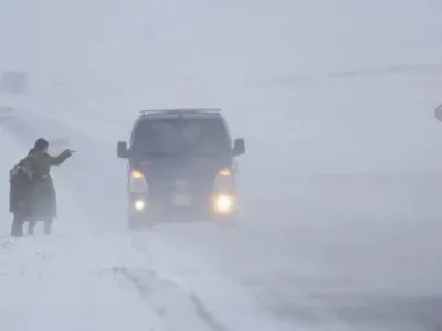 В Монголии ограничено дорожное движение из-за морозов и метелей