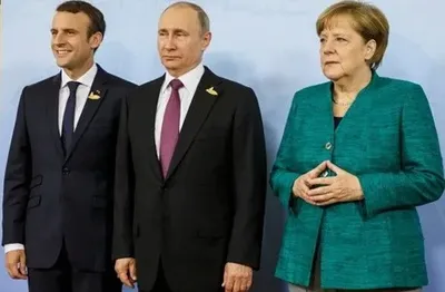 Розмова Путіна, Меркель і Макрона: Кремль надав нові деталі