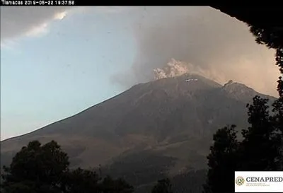 Вулкан Попокатепетль в Мексике снова активизировался